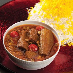 چلو خورشت قیمه بادمجان