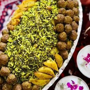 کلم پلو شیرازی